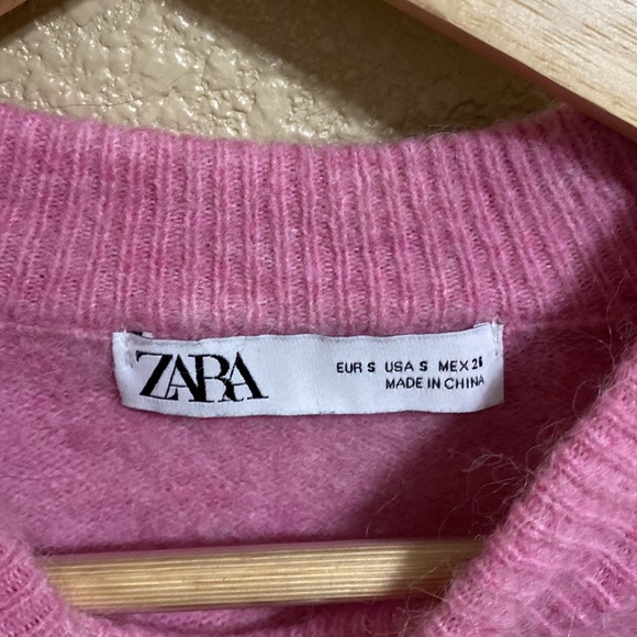 Zara pink sweater size small - Picture 2 of 2